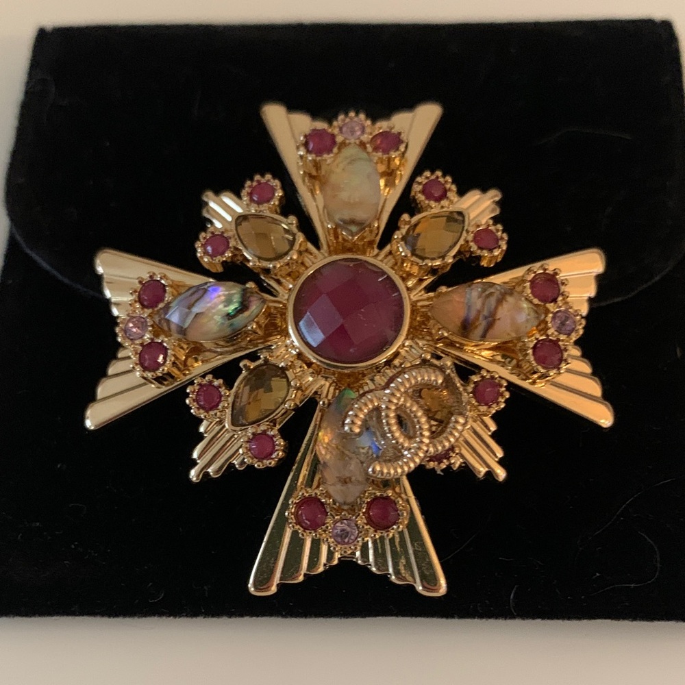 Multicoloured Brooch